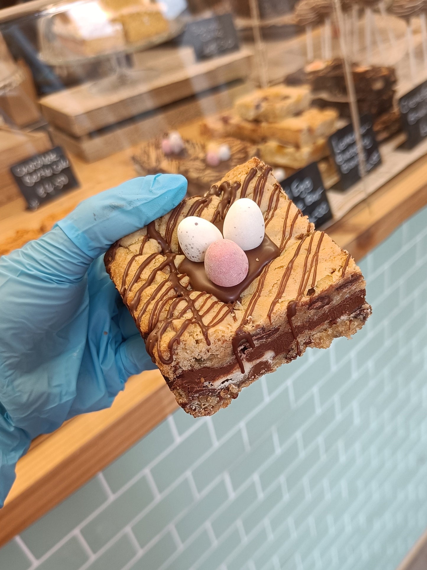 Mini Egg Cookie Slab