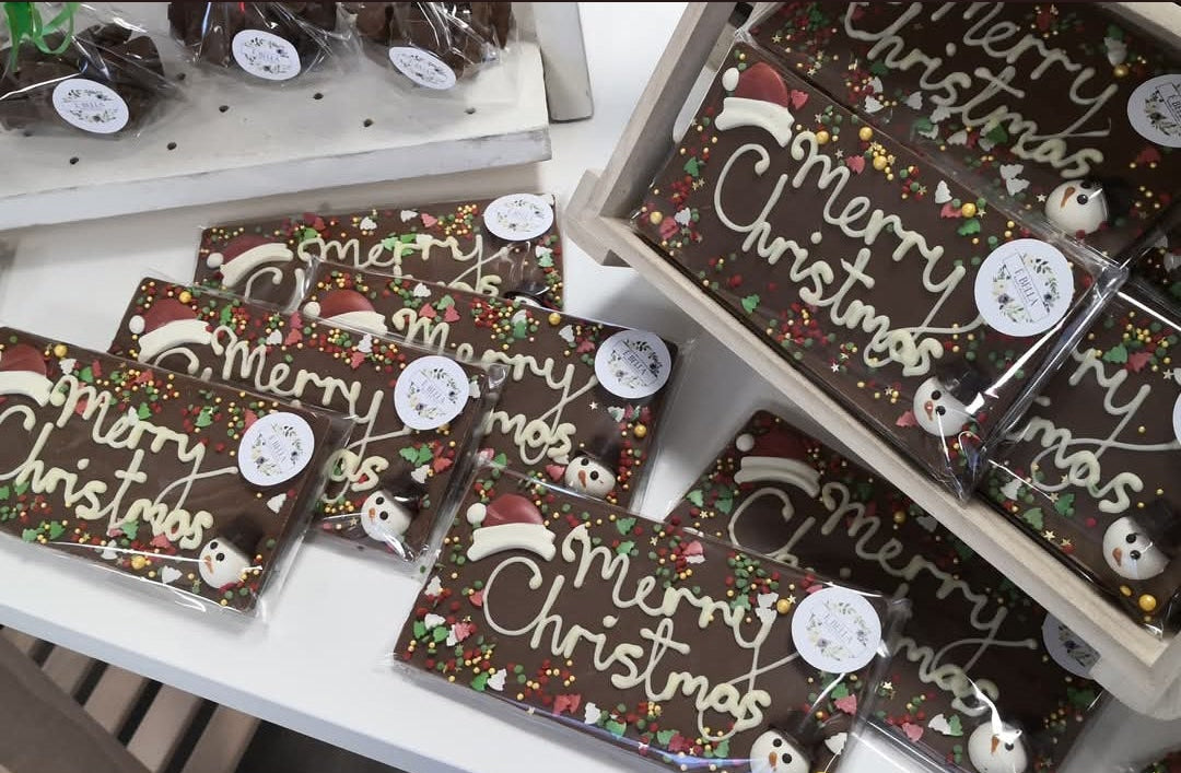 Merry Christmas Chocolate Bars