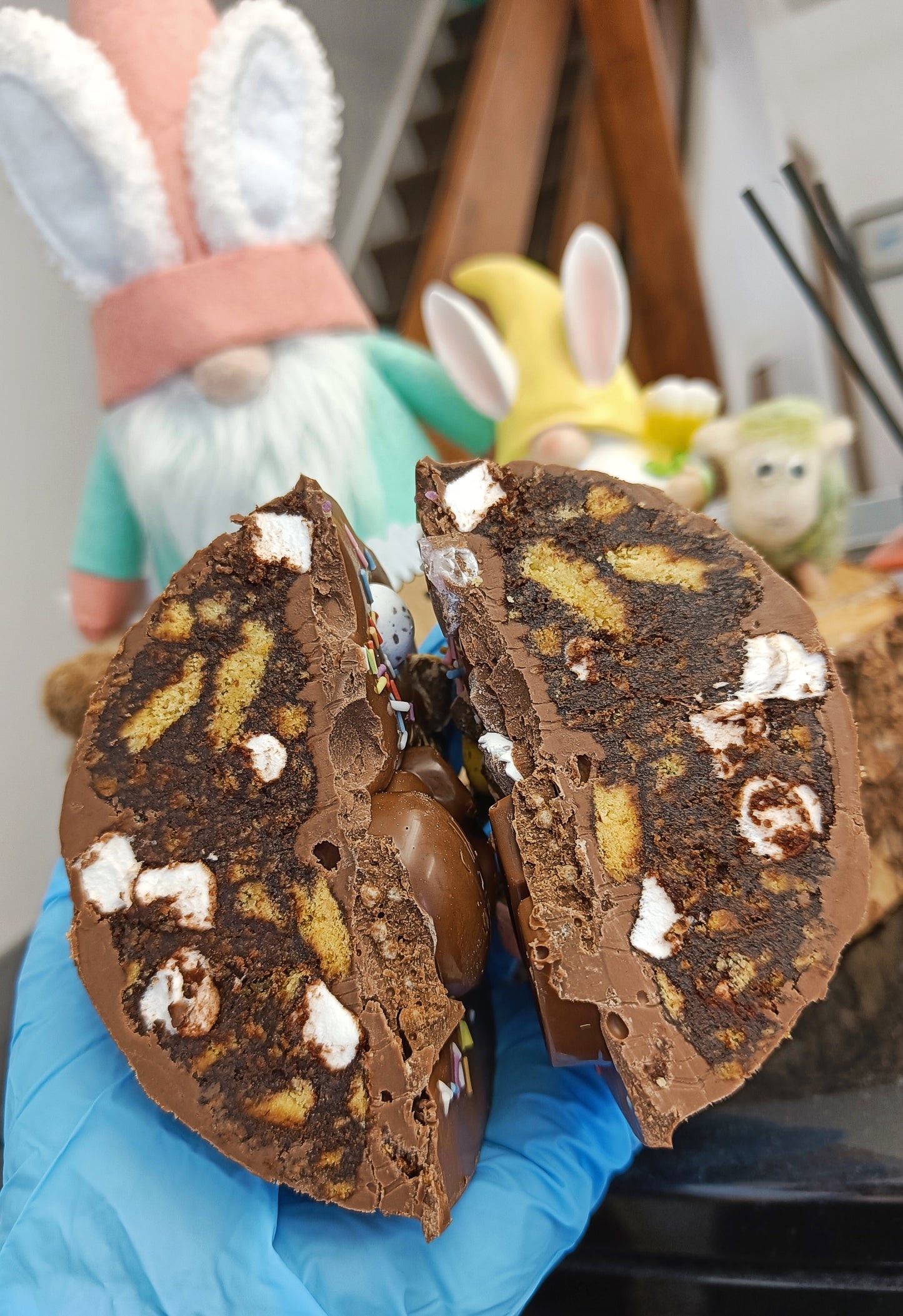 Rocky Road Easter Eggs