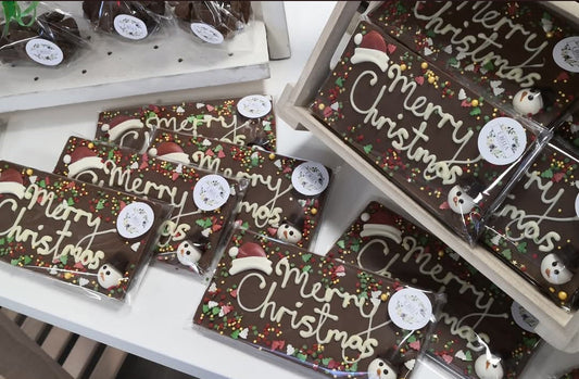 Merry Christmas Chocolate Bars